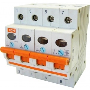 TDM ELECTRIC SQ0211-0038 Выключатель нагрузки (мини-рубильник) ВН-32 4P 80A TDM